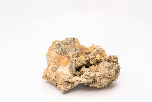 Druzy Quartz with Dogtooth Calcites