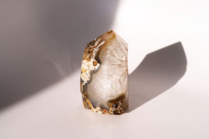 Druzy Agate Quartz Tower