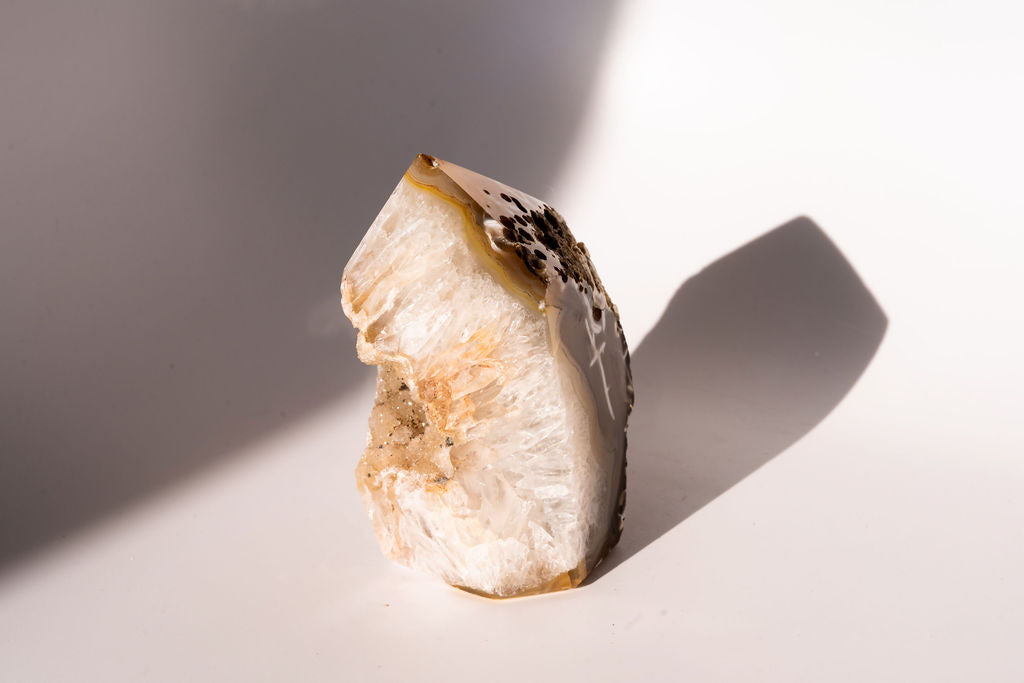 Druzy Agate Quartz Tower