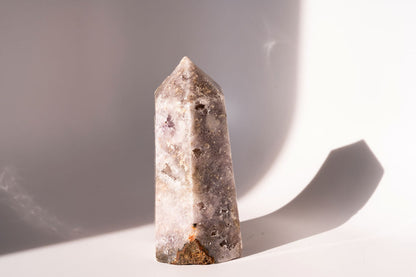 Large Pink Amethyst Tower