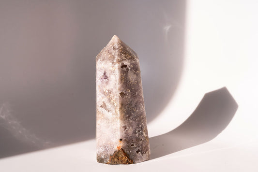 Large Pink Amethyst Tower