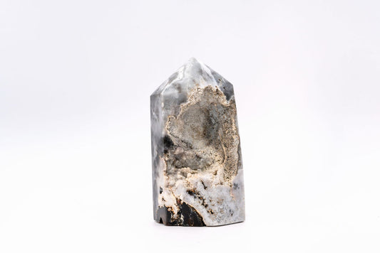 Druzy Agate Quartz Tower