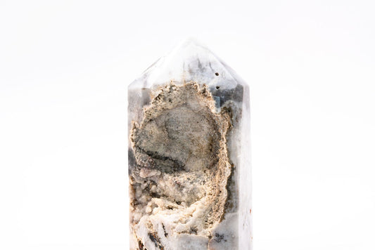 Druzy Agate Quartz Tower