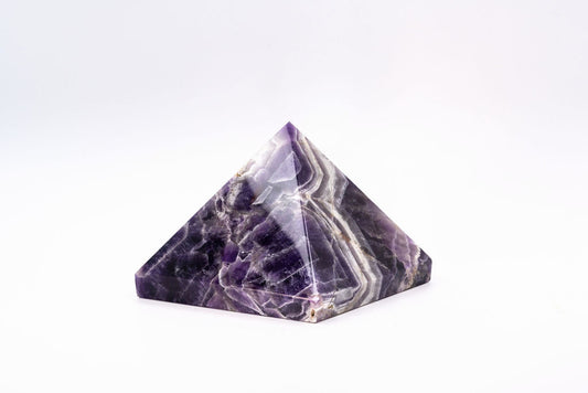 Chevron Amethyst Pyramid